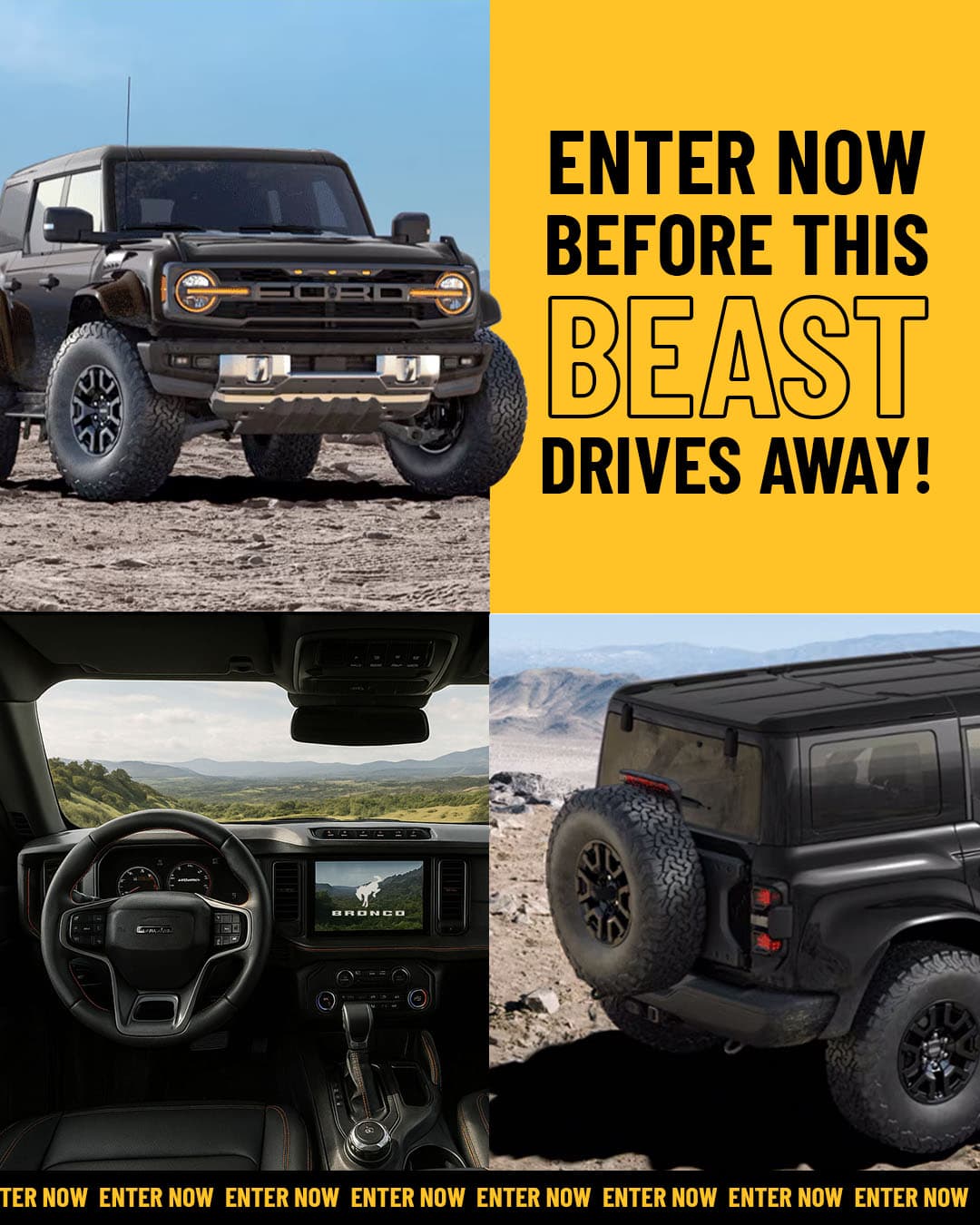 2025 Ford Bronco Raptor® - Your Dream Prize